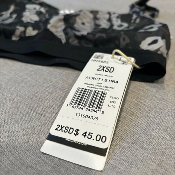 Adidas AEROREACT TRAINING LIGHT-SUPPORT BRA - Picture 8 of 9